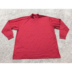 Vintage Ben Hogan T Shirt Mens XXL Long Sleeve‎ Red Golf Performance